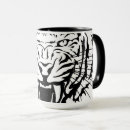 Search for roaring tiger mugs Wild animal