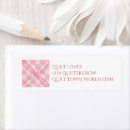 Search for quilting return address labels Quilt block