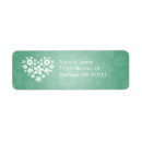 Search for mint green wedding return address labels Floral