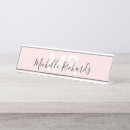 Search for pink name plates Minimalist