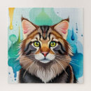 Search for cat painting puzzles Grey
