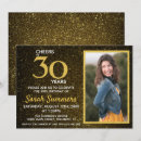 Search for black 30th birthday invitations Milestone