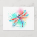 Search for red dragonfly postcards Wings