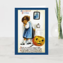 Search for girl halloween cards Jack o' lantern