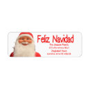 Search for feliz navidad return address labels Spanish