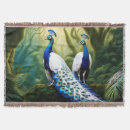 Search for peacock blue blankets White