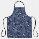Search for sea shells aprons Hand drawn