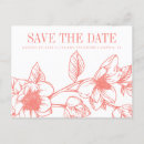Search for magnolia flower save the dates Modern