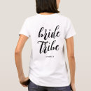 Search for bride tribe tshirts Black and white