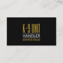 Search for police dog business cards Law enforcement