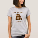 Search for see no evil monkey tshirts Humour