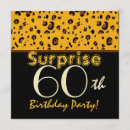 Search for leopard 60th birthday invitations Sixty
