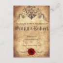 Search for fantasy wedding invitations Old