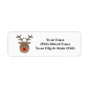 Search for rudolph return address labels Santa