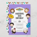 Search for television birthday invitations Friends the television series