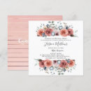Search for dusty blue and blush invitations Rose gold