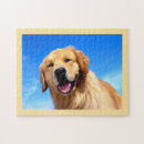Search for golden retriever christmas puzzles Dog