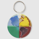 Search for globe rounded key rings Worldwide