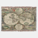 Search for world map blankets Antique maps