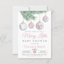 Search for christmas baby girl shower invitations Watercolor