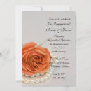 Search for orange engagement party invitations Floral