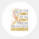 Search for childhood cancer stickers Fight