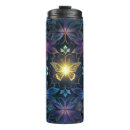 Search for butterflies travel mugs Blue