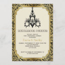 Search for great gatsby rehearsal dinner invitations Gold