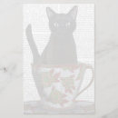 Search for black cat stationery paper Cute black cats