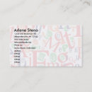 Search for alphabet business cards Font