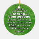 Search for courage christmas tree decorations Scripture