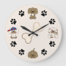 Search for paw print clocks Puppy