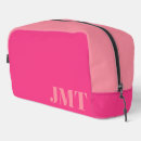 Search for pink cosmetic bags Initials