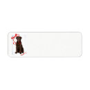 Search for chocolate lab return address labels Pet