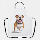 Search for english bulldog aprons Funny