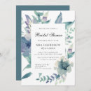 Search for purple floral bridal shower invitations Watercolor