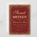 Search for burgundy sweet 16 invitations Luxury