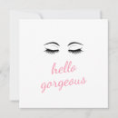 Search for eyelashes cards Girly