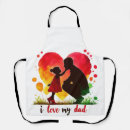 Search for father and daughter aprons Dad