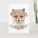 Search for fox cards Watercolor