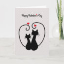 Search for black cat valentines day cards Cute
