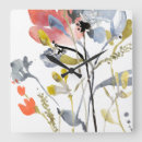 Search for flower clocks Watercolors
