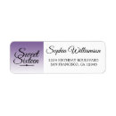 Search for purple ombre return address labels Stylish