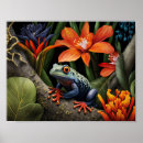 Search for green frog posters Rainforest