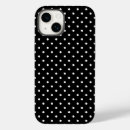 Search for white dots iphone cases Black and white