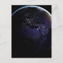 Search for satellite map postcards City lights