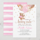 Search for cute gender reveal invitations Teddy bear