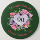 Search for jumbo birthday badges 90 years old