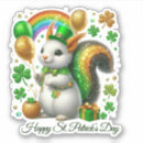 Search for leprechaun cat stickers Shamrock