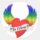 Search for winged heart stickers Rainbow
